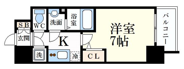 神戸駅 徒歩7分 10階の物件間取画像